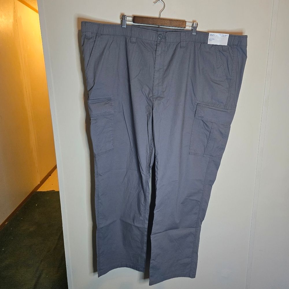 Arizona Jean Co Pants Men's 5XLT Big & Tall Charcoal Gray Skater Flex NEW